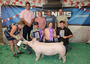 Sanders Showpigs Champions